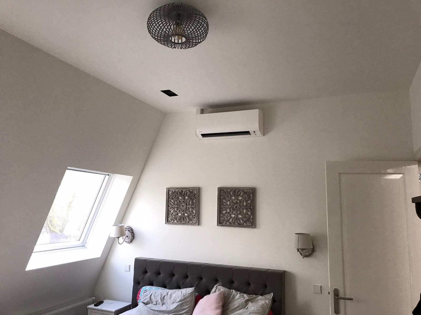 Spruijt Klimaat -Slaapkamer stille airco appartement Amsterdam