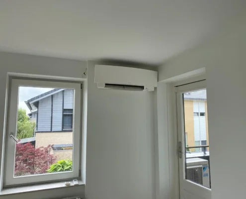 Plaatsing wandmodel airco in woning