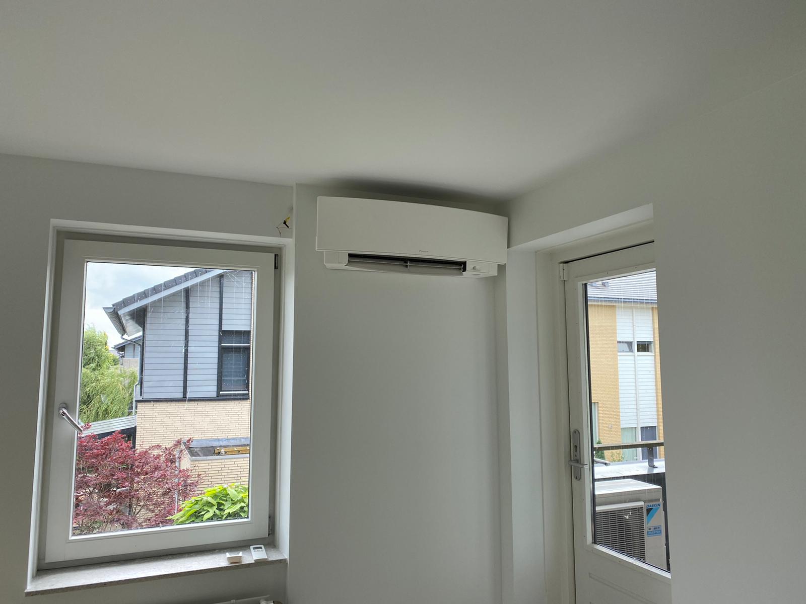 Plaatsing wandmodel airco in woning