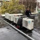 Plaatsing airco op het dak van woning