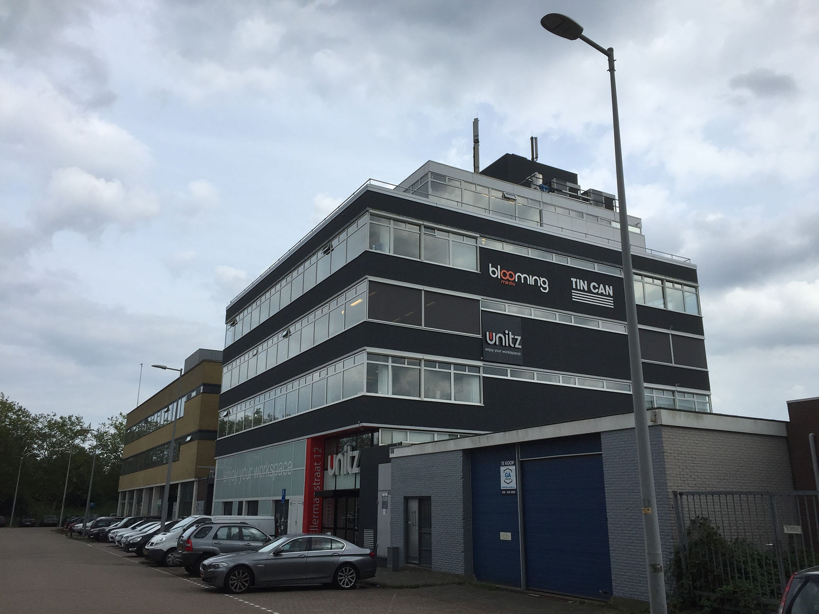 Hoofdkantoor Tin Can airco plaatsing