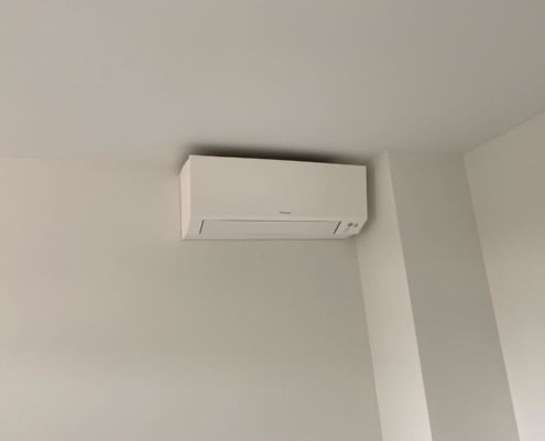 Plaatsing wandmodel airco in woning