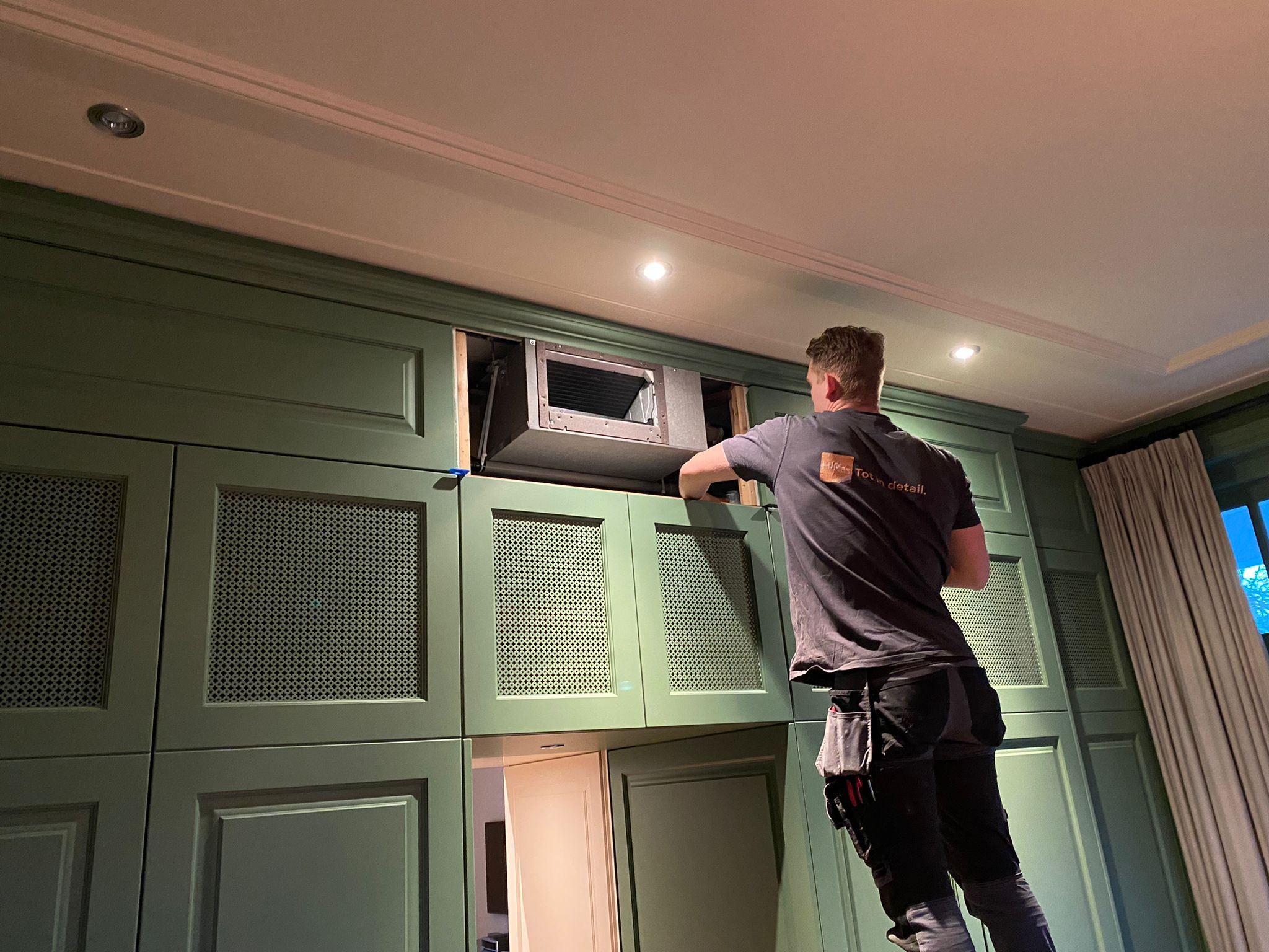 interieurbouw airco inbouw unit