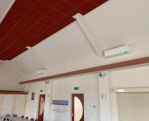wandmodel bijeenkomst ruimte airco