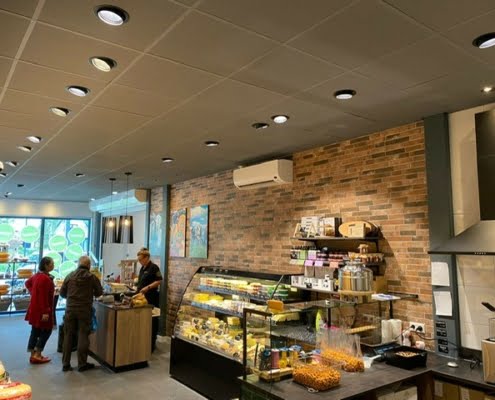 Wand airco Spruijt winkel Noord Scharwoude