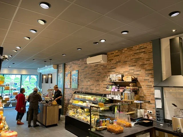 Wand airco Spruijt winkel Noord Scharwoude