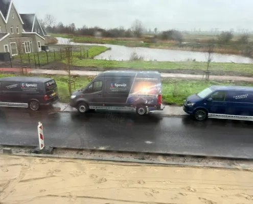 Installatie van een airco in Oosthuizen met onzichtbare leidingen