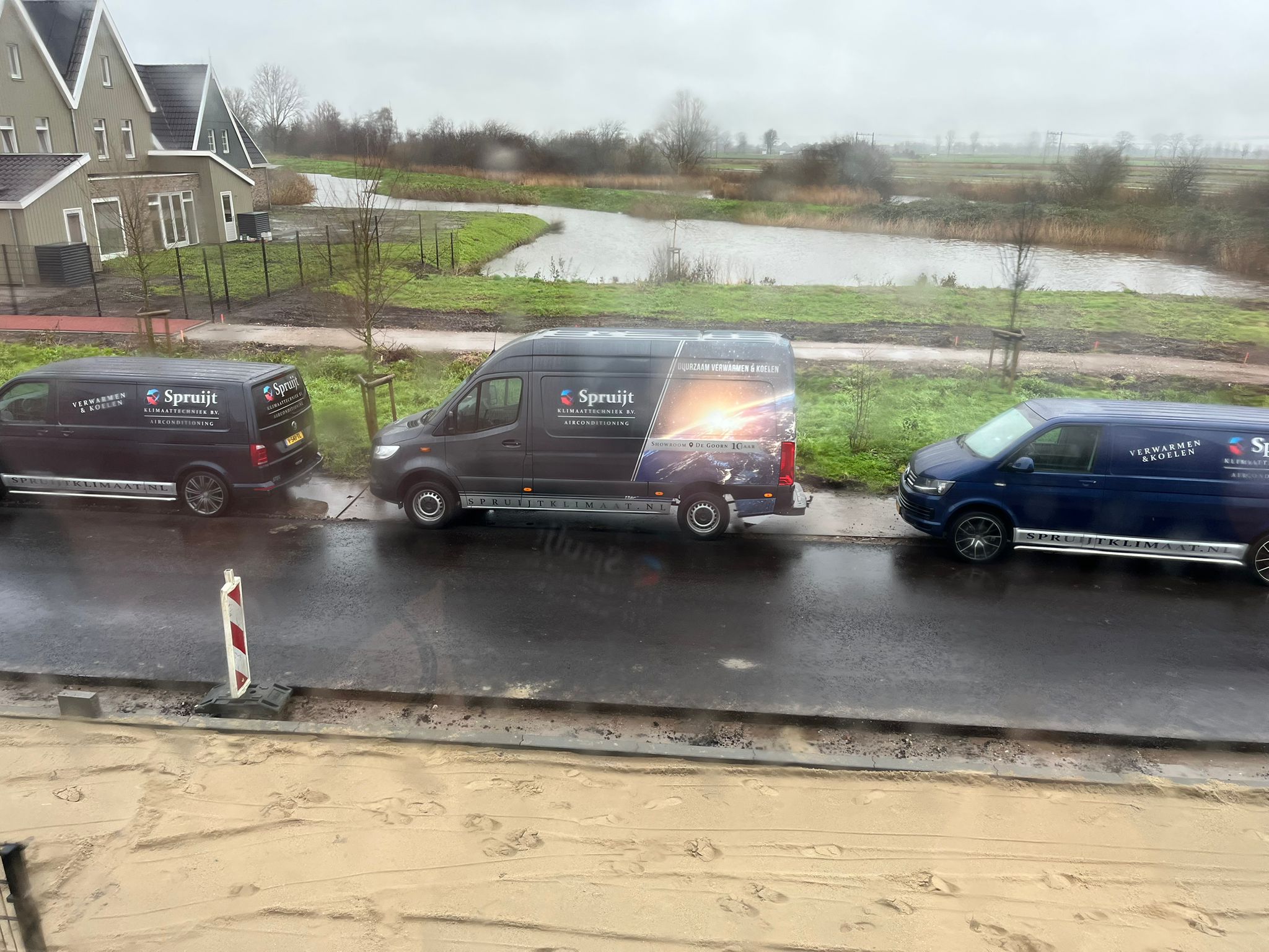 Installatie van een airco in Oosthuizen met onzichtbare leidingen