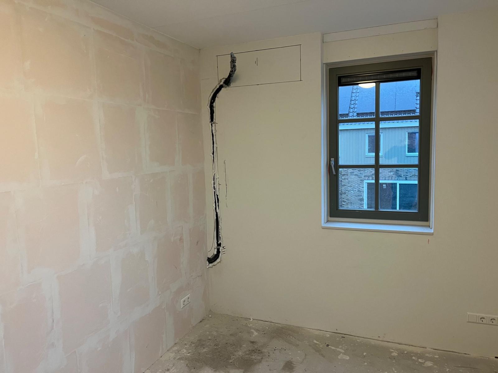 Installatie van een airco in Oosthuizen met onzichtbare leidingen